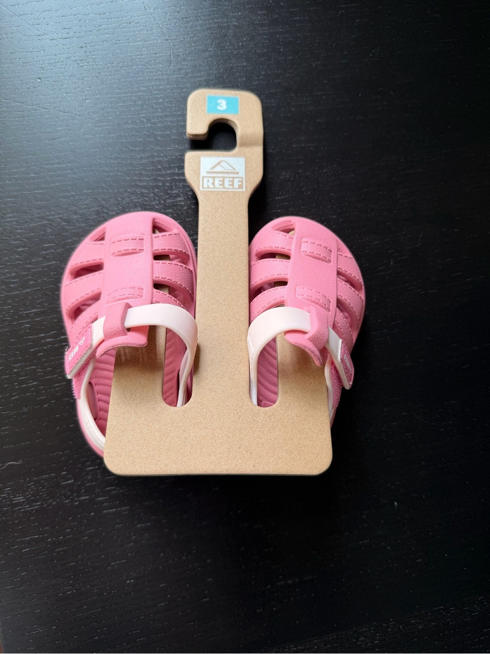 Reef Kids Pink Strapped Sandals